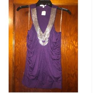 NWT purple halter top